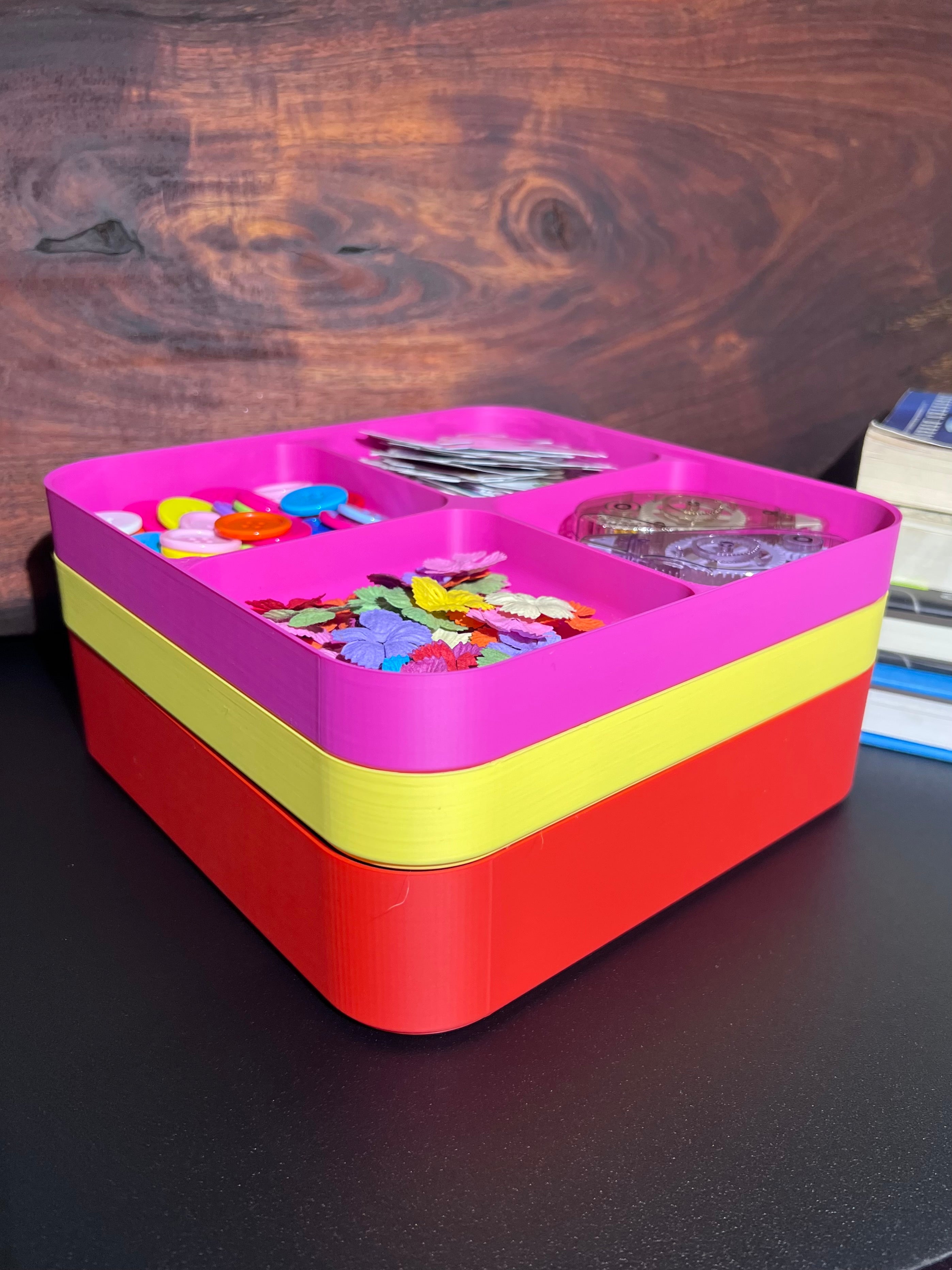 stackable sorting & organizational trays